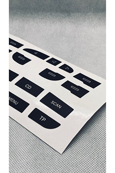 Audi A3 S3 8P Compatible Radio Tape Recorder Sticker Repair Kit