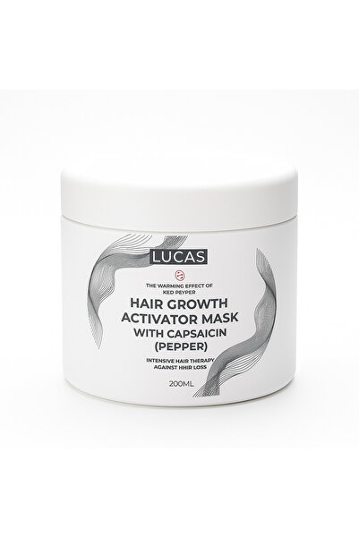 LUCAS Masca Activatoare de Crestere a Parului cu Capsaicina 200ml