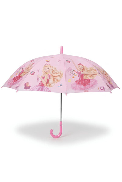 HASSM مظلة باربي قابلة للطي للأطفال