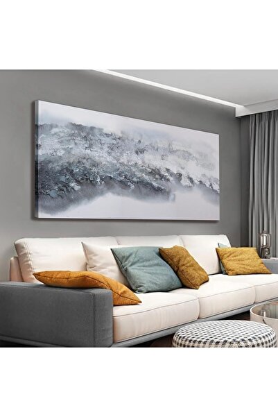 ALAYRA International لوحة فنية قماشية بتصميم عتيق وبسيط مقاس 55x110 سم - ديكو...