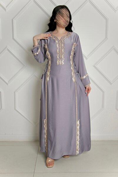 Haifa Fashion جلابية همس اللافندر