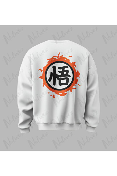 Nulivez سويت شيرت بتصميم دراغون بول مطبوع عالي الجودة للجنسين قصة فضفاضة برقب...