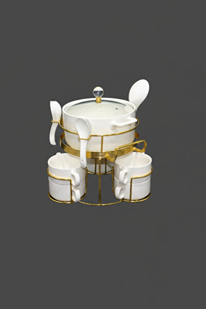 Generic Soup pot set with serving bowls in a unique and elegant design