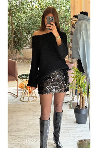 HANER Sequin Skirt with Shorts