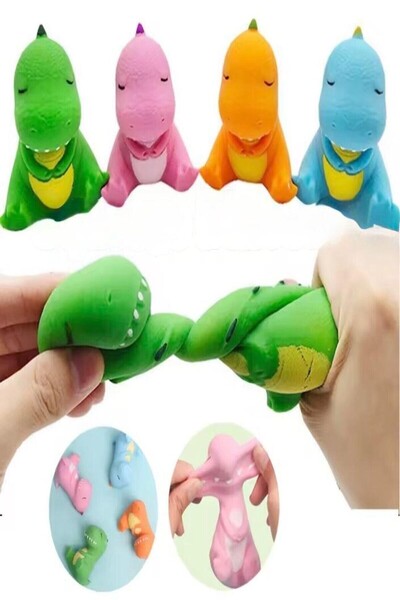 Hyd Toy Dinosaur Succus Pull Drop Flexible Dinosaur Stress Toy Anti Stress Toy