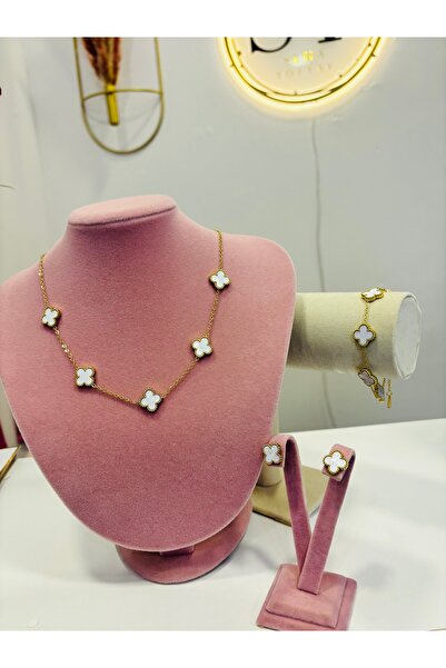 Sy jewelry bag طقم قلادة من الفولاذ