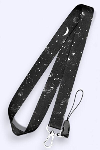 MİLLENEX Galaktik Yıldız Tozu Telefon Askı Yaka Kartı Boyun Askısı Askı İpi B...