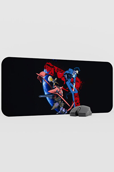 mousepad bastir Cowboy Bebop Anime V1 - 70x30 XL Gaming Αντιολισθητική βάση α...