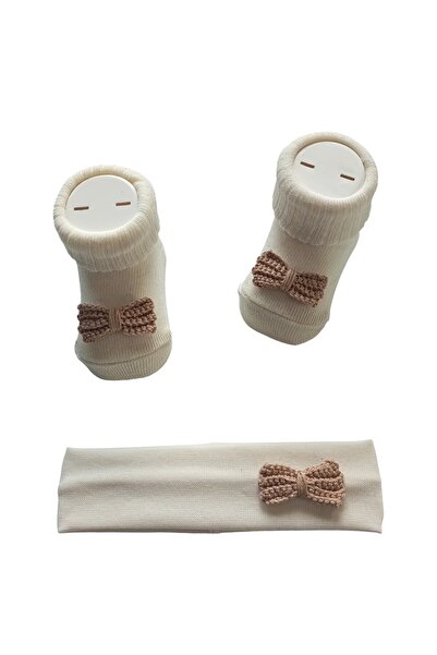 Style Baby Amazing Welcome Baby, Newborn Baby Girl, Hand-Knitted Ribbon Motif...