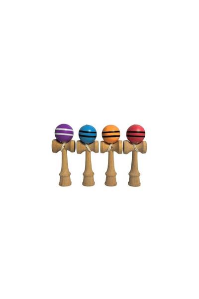 JPT Jucărie Kendama mini din lemn colorată pentru copii, 12 cm