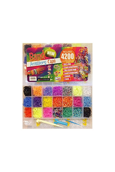 Royal Trendy Educational Set, Accessories for making elastic bracelets, Ultimate Band Loom, 4200 pieces
