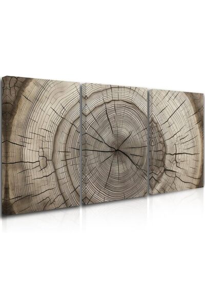 ALAYRA International مجموعة من 3 لوحات فنية تجريدية بسيطة على قماش، مقاس 40 ×...