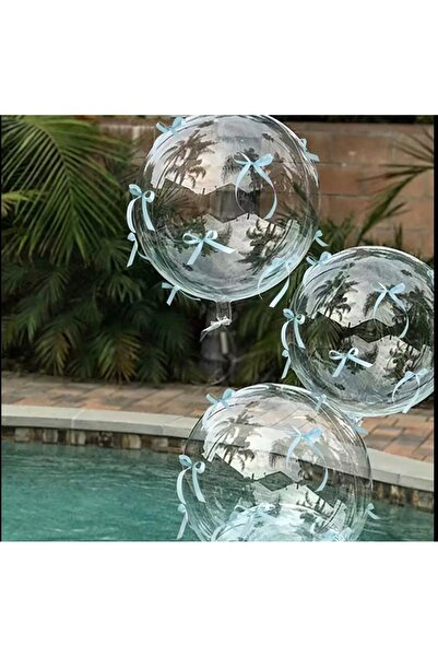 edalle Blue Bow Set, 5 Large-20 Small Satin Ribbon Bows, Birthday, Ornament, ...