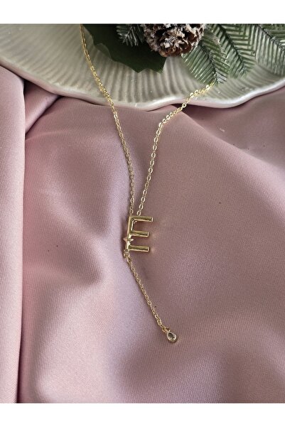 Glamluxe Alya harf kolye (E) harfi