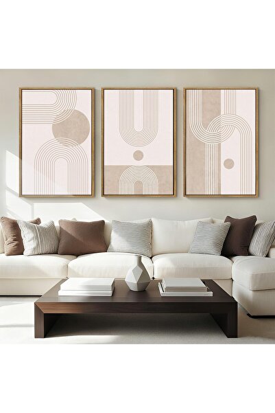 ALAYRA International لوحة فنية جدارية أنيقة تجريدية مؤطرة، مقاس 40 × 60 سم