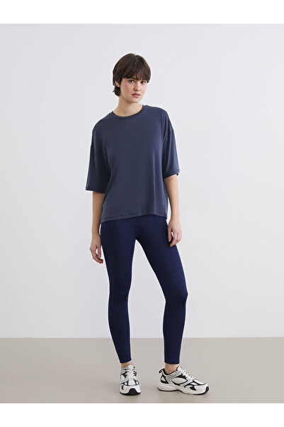 LC Waikiki Navy Blue High Waist Women's Leggings