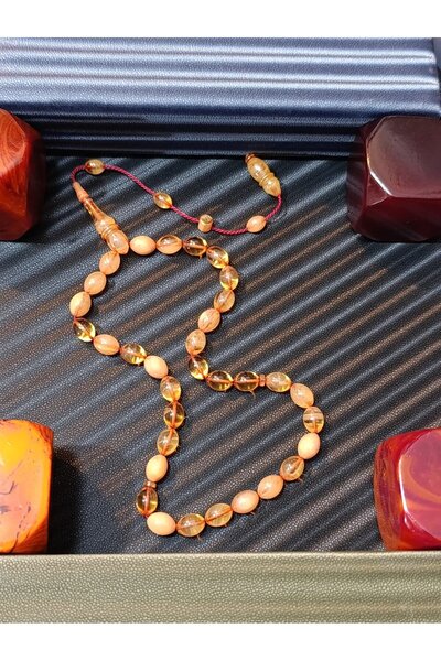 Anemore Collection سبحة من حجر العقيق الناري مصنوعة يدويًا بواسطة محمد تاقير