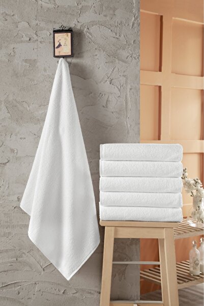 Fiesta Tekstil منشفة حمام شفافة مقاس 90x150 سم، عبوة من قطعتين