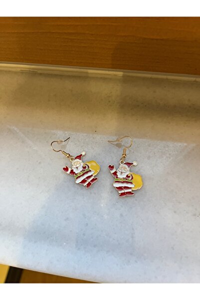 SINEAKSESUAR أقراط متدلية على شكل سانتا كلوز بمناسبة العام الجديد