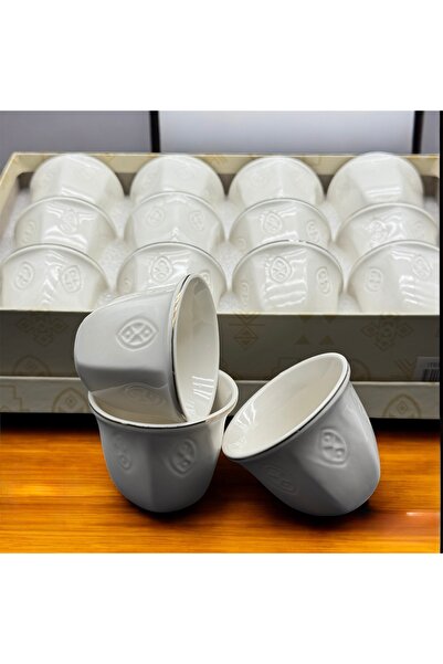 cc bin shihon Arabic coffee cups, set of 12 pieces, with traditional touches, porcelain coffee cups