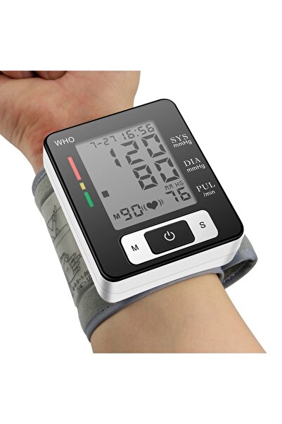 GENERIC4 جهاز قياس ضغط الدم الذكي للمنزل - ساعة سيتيزن الرقمية للمعصم 2.0