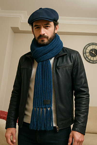 kuru İngiliz kasket ve atkı setleri - 145x19