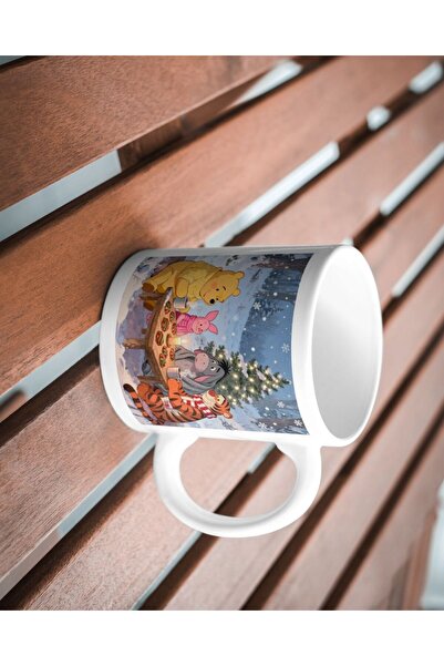 Kupa Art Kupa Bardak Winnie Yılbaşı Temalı