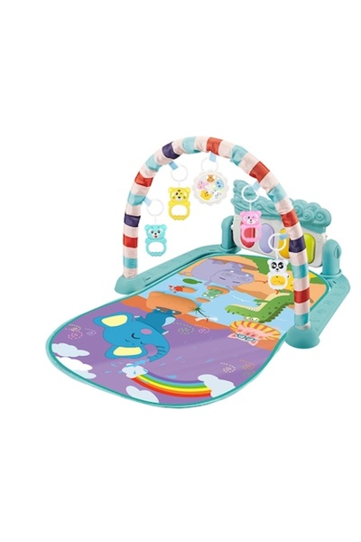 Joynix Saltea de activități pentru bebeluși, 5 jucării interactive, pian muzi...