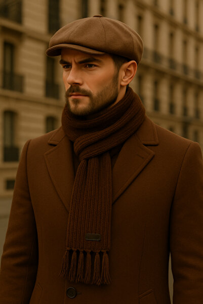 kuru İngiliz kasket ve atkı setleri - 145x19