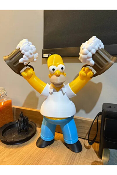 HasFar Tech تمثال مكتبي بتصميم شخصيات كرتونية شهيرة باللون الأصفر