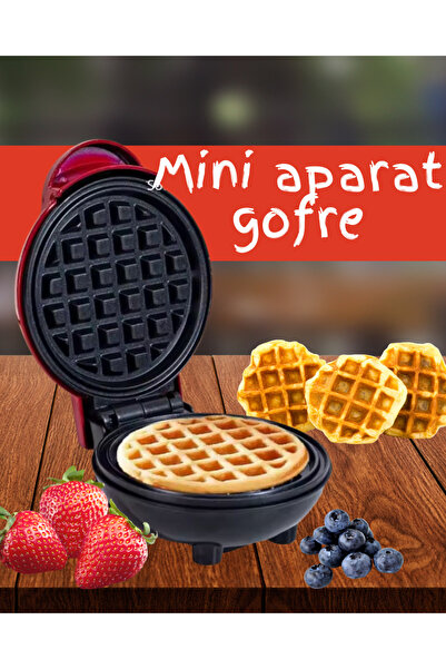 OEM Mini Waffle Maker – Nonstick Plate, Overheat Protection, Indicator Light, Compact & Easy to Use