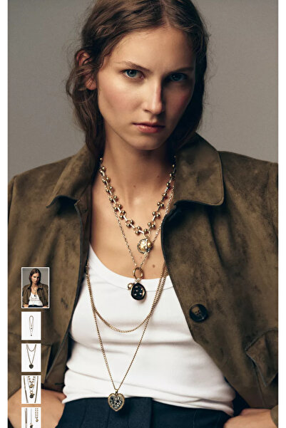 Mavi Aksesuar Brand Model 3-Piece Medallion Necklace