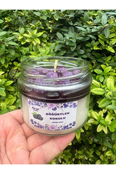 aralmini Magnolia Jel Mum Mandalina, Ananas, Böğürtlen, Çilek Kokulu Mum Deko...