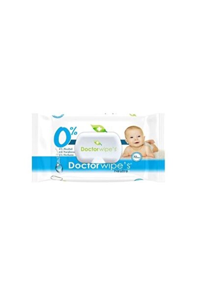 DOCTOR WIPES Șervețele umede fără alcool și parfum Neutro Baby 72 bucăți într...