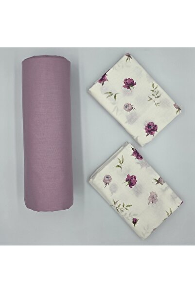 pınarhome collectıon ملاءة سرير مطاطية من القطن العضوي 100% + غطاء وسادة ***عمق الزاوية 28-30 سم*** ***موسم جديد***