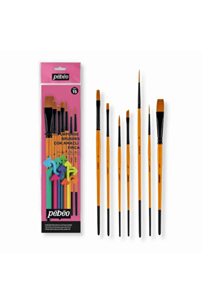 Pebeo Çok Amaçlı Hobi Fırça Seti 15