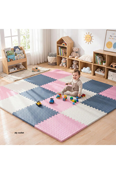 CARPAZAR 12 Parça Premium 50x50 Puzzle Mat - 150x200 cm Kurulumlu Oyun Spor M...