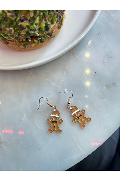 SINEAKSESUAR Cookie Man New Year Concept Dangling Earrings
