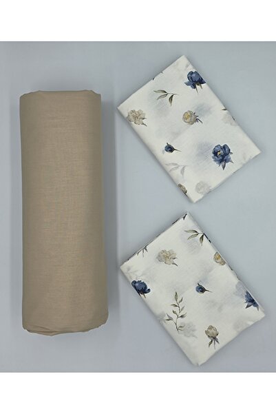 pınarhome collectıon ملاءة سرير مطاطية من القطن العضوي 100% + غطاء وسادة ***عمق الزاوية 28-30 سم*** ***موسم جديد***