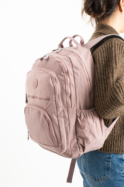 Sanmorris SRG Unisex Suya Dayanıklı Krinkıl Kumaş Çok Gözlü Orta Boy Laptop O...