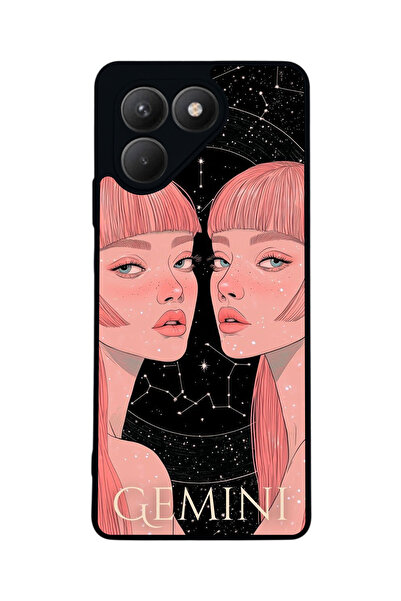 TECNO حافظة سوداء متوافقة مع Pova 7 Matte - سيليكون ناعم، واقي، غطاء ممتص للصدمات