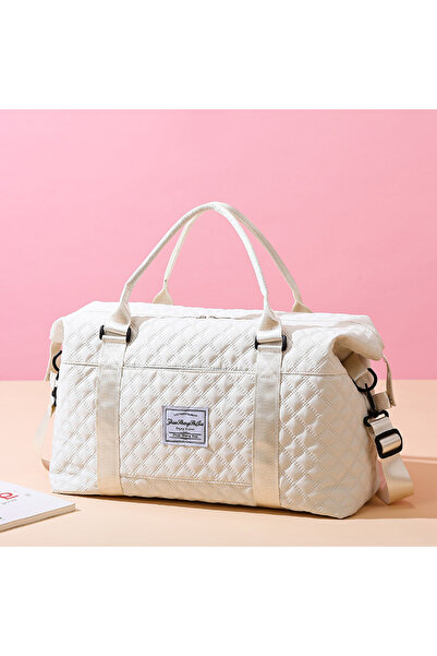 Generic Fashion Women Multifunctional Handbag Sports Gym Bag Quilted Travel Duffle Bag