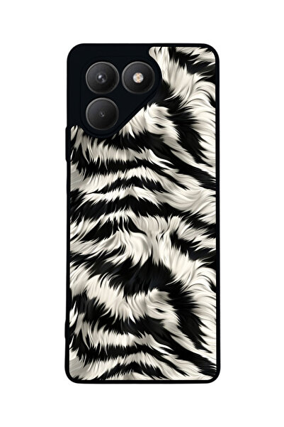 TECNO حافظة سوداء متوافقة مع Pova 7 Matte - سيليكون ناعم، واقي، غطاء ممتص للصدمات