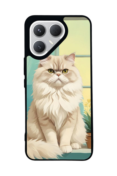 TECNO حافظة سوداء متوافقة مع هاتف Pova 7 Pro – سيليكون ناعم، واقي، غطاء ممتص للصدمات