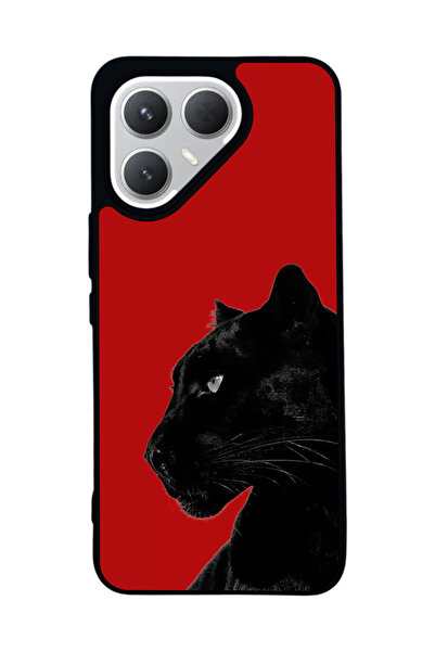 TECNO حافظة سوداء متوافقة مع هاتف Pova 7 Pro – سيليكون ناعم، واقي، غطاء ممتص للصدمات