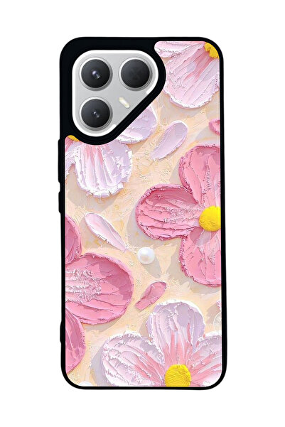 TECNO حافظة سوداء متوافقة مع هاتف Pova 7 Pro – سيليكون ناعم، واقي، غطاء ممتص للصدمات