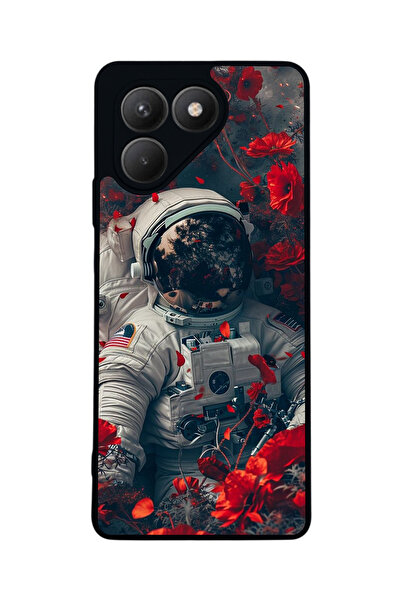 TECNO حافظة سوداء متوافقة مع Pova 7 Matte - سيليكون ناعم، واقي، غطاء ممتص للصدمات