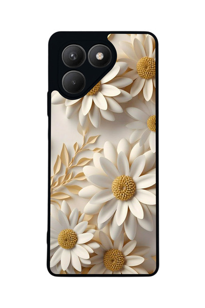 TECNO حافظة سوداء متوافقة مع Pova 7 Matte - سيليكون ناعم، واقي، غطاء ممتص للصدمات