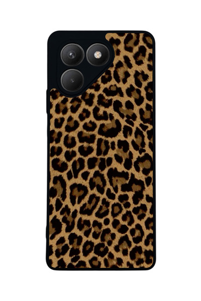 TECNO حافظة سوداء متوافقة مع Pova 7 Matte - سيليكون ناعم، واقي، غطاء ممتص للصدمات