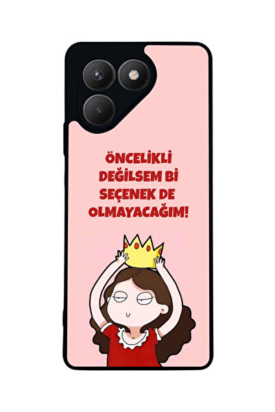 TECNO حافظة سوداء متوافقة مع Pova 7 Matte - سيليكون ناعم، واقي، غطاء ممتص للصدمات